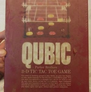 Rare Qubic 3-D Tic Tac Toe Game 1965 New Sealed by Parker Brothers no. 400